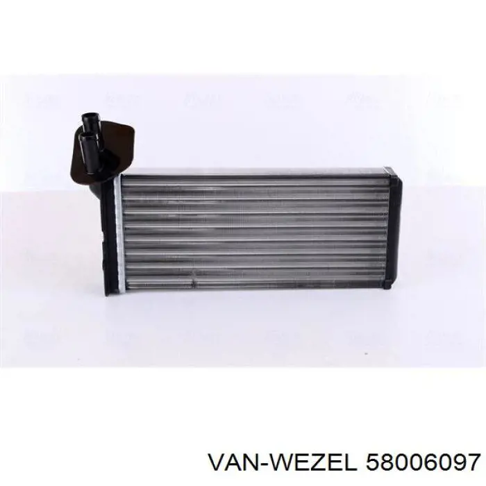 58006097 VAN Wezel радіатор пічки (обігрівача)