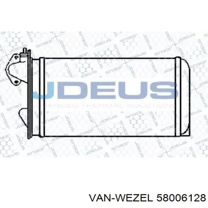 D6W020TT Thermotec Радіатор опалювача салону