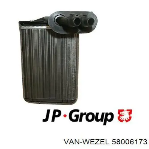 58006173 VAN Wezel радіатор пічки (обігрівача)