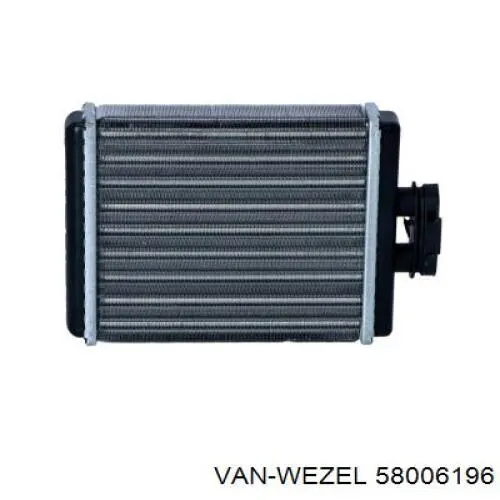 58006196 VAN Wezel радіатор пічки (обігрівача)