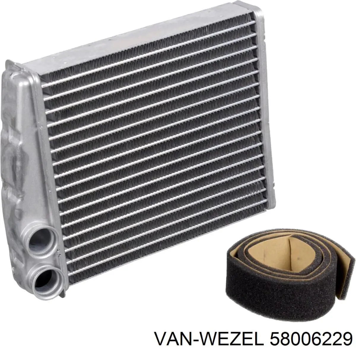 58006229 VAN Wezel радіатор пічки (обігрівача)