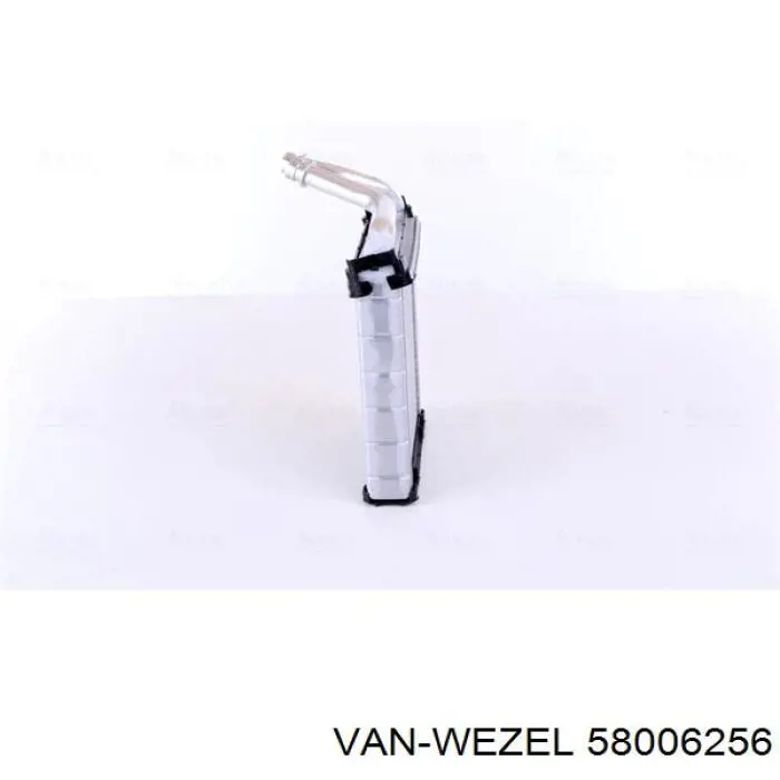 Радіатор пічки 58006256 VAN Wezel