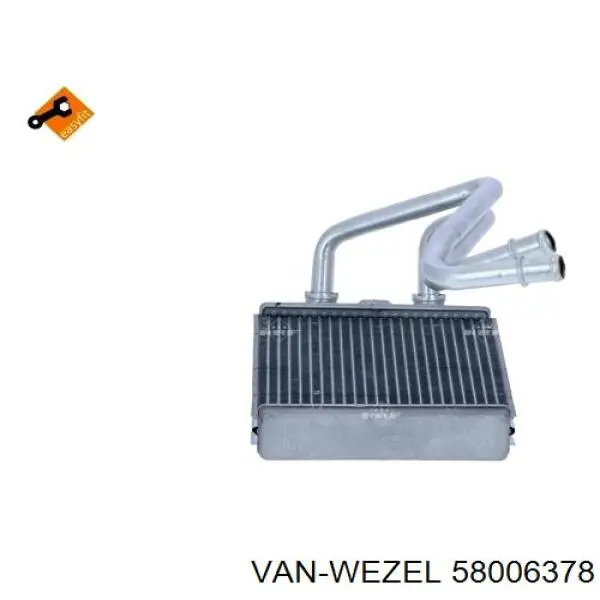 Купити 58006378 VAN Wezel Теплообмінник