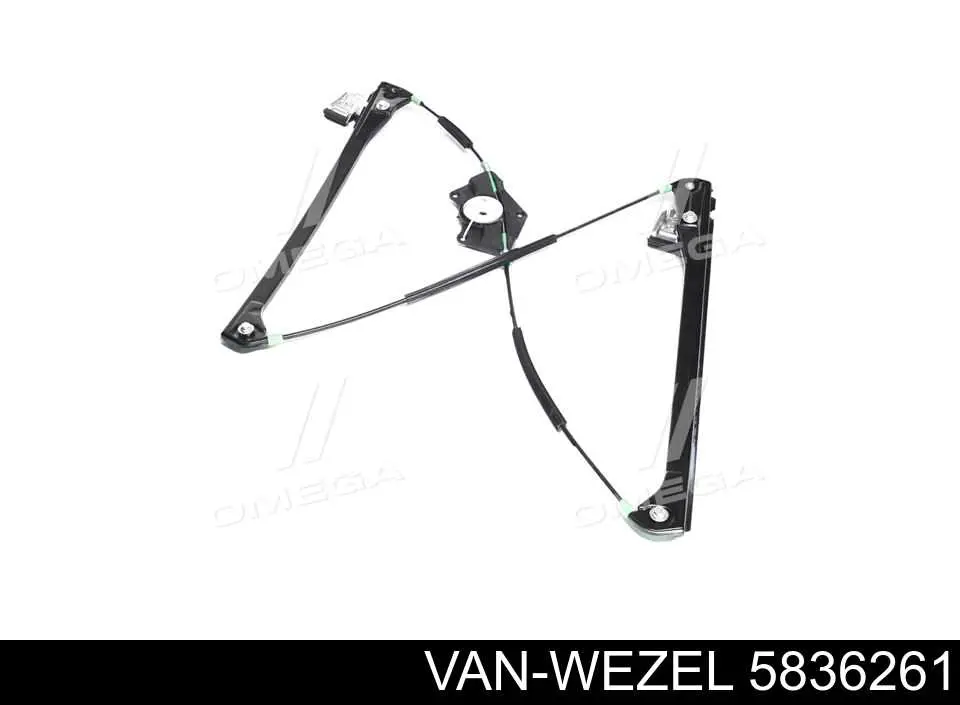 Склопідйомник з електродвигуном VAN Wezel 5836261 ціна, від 23.26 USD