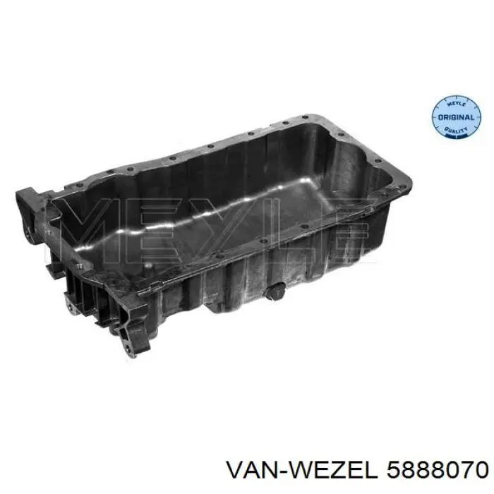 Піддон двигуна VAN Wezel 5888070 ціна, від 34.74 USD