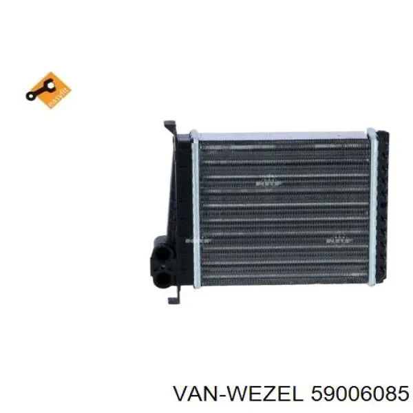 59006085 VAN Wezel радіатор пічки (обігрівача)