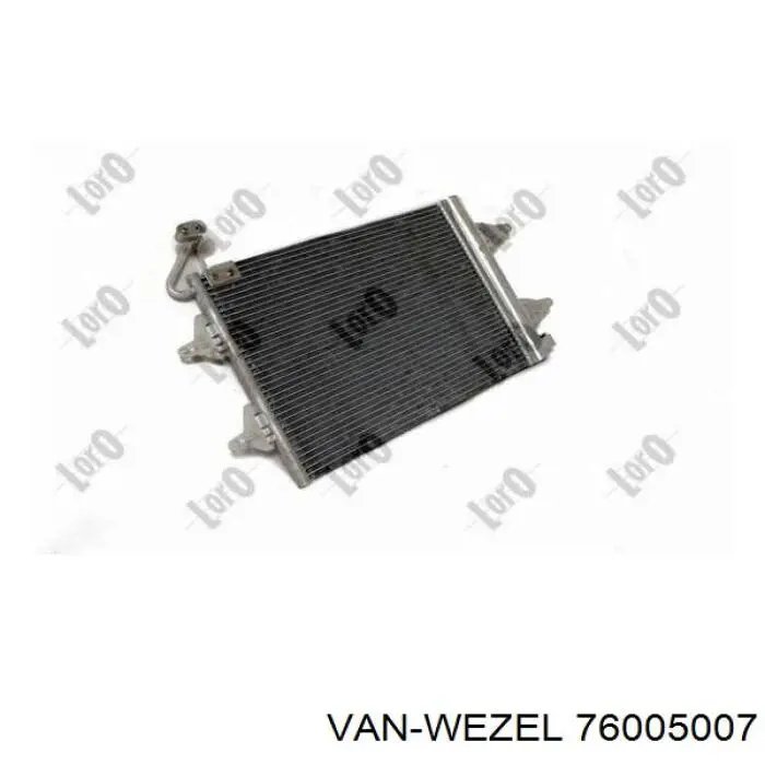 Радіатор кондиціонера 76005007 VAN Wezel