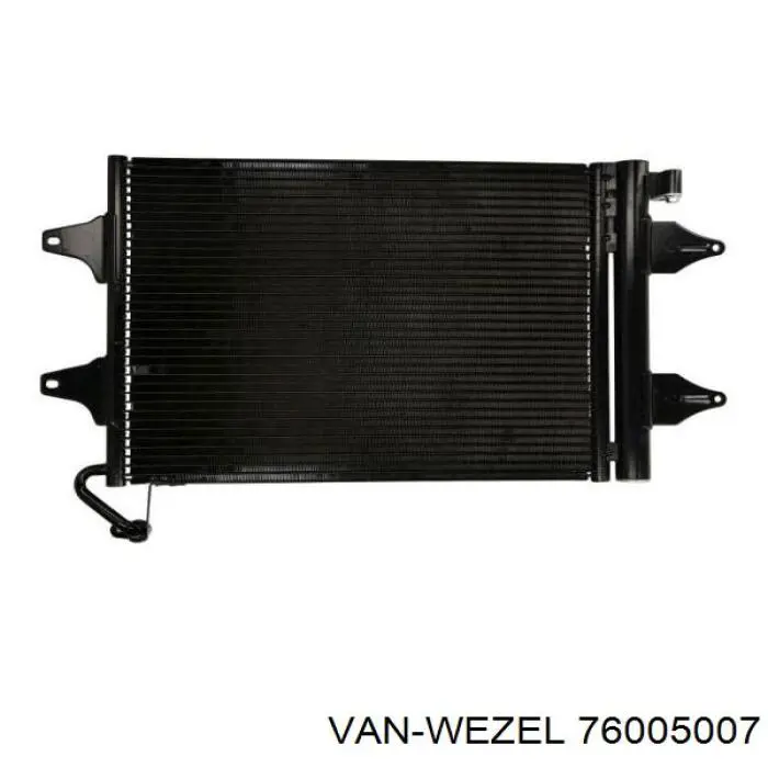 Конденсатор кондиціонера VAN Wezel 76005007 ціна, від 50.59 USD