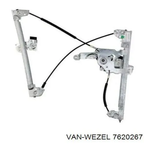 Склопідйомник передньої лівої двері 7620267 VAN Wezel