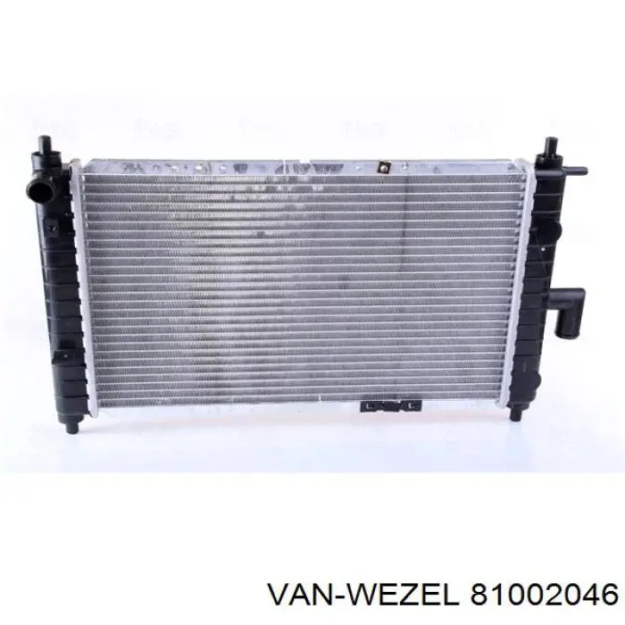 Купити 81002046 VAN Wezel Радіатор двигуна
