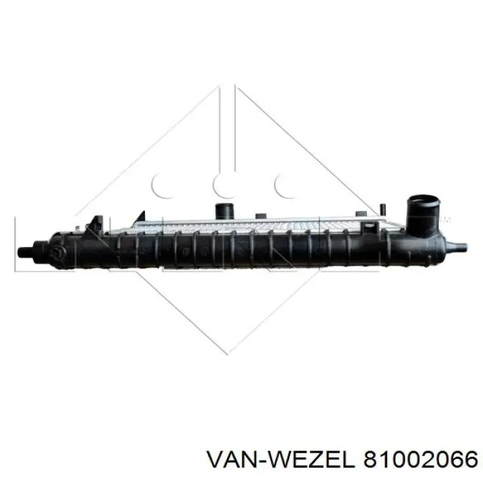 81002066 VAN Wezel радіатор охолодження двигуна