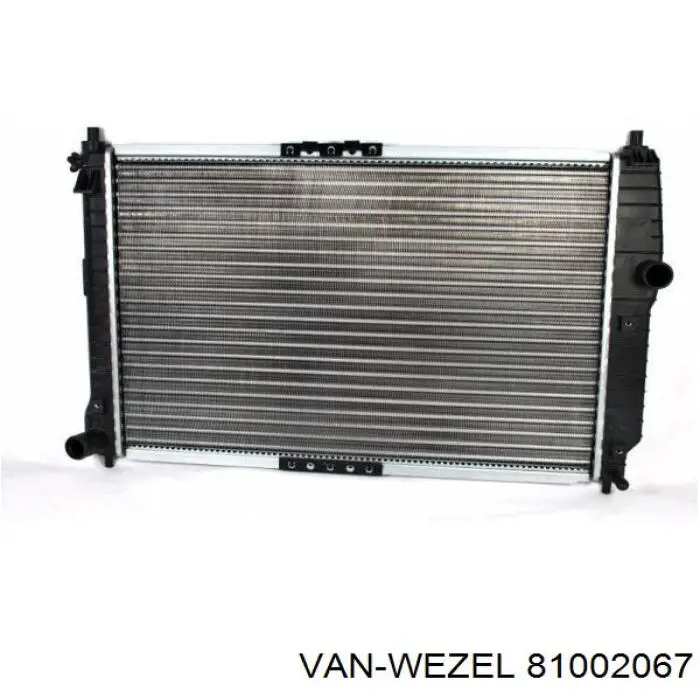 Купити 81002067 VAN Wezel Радіатор двигуна