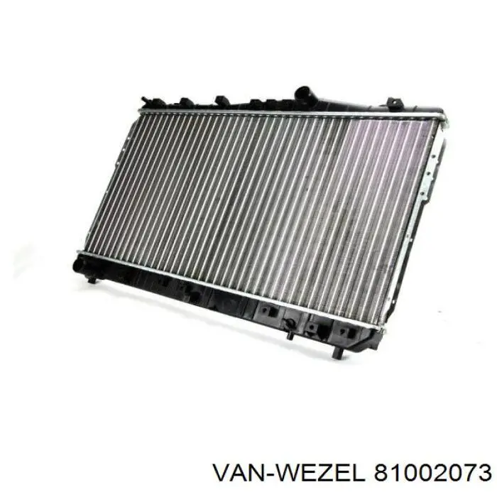 81002073 VAN Wezel Радіатор охолодження двигуна