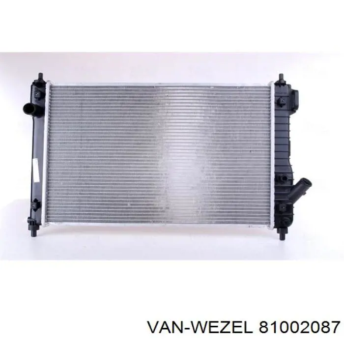 81002087 VAN Wezel Радіатор охолодження двигуна
