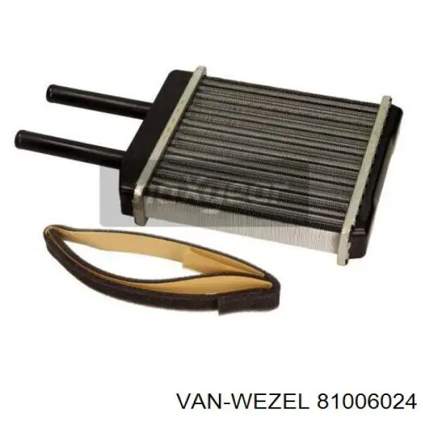 Радіатор пічки (обігрівача) VAN Wezel 81006024 ціна, від 18.68 USD