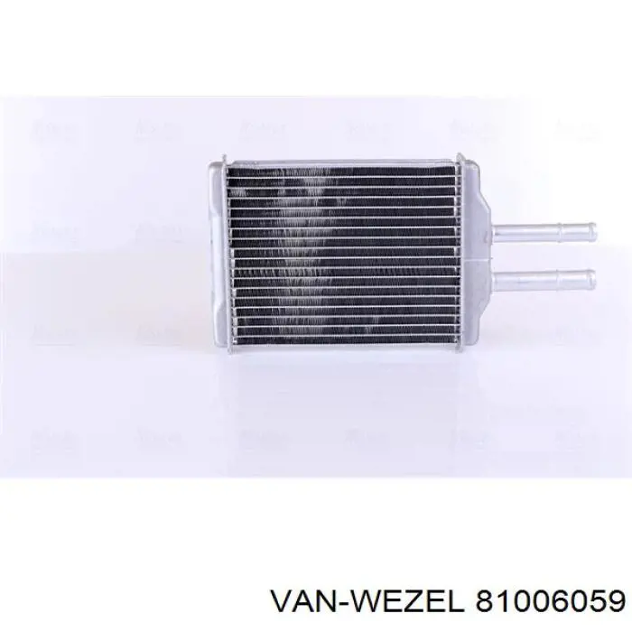 81006059 VAN Wezel радіатор пічки (обігрівача)