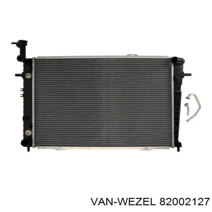 Купити 82002127 VAN Wezel Радіатор двигуна