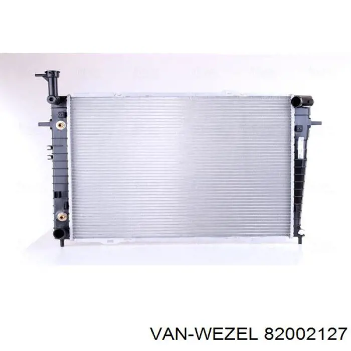 82002127 VAN Wezel радіатор охолодження двигуна