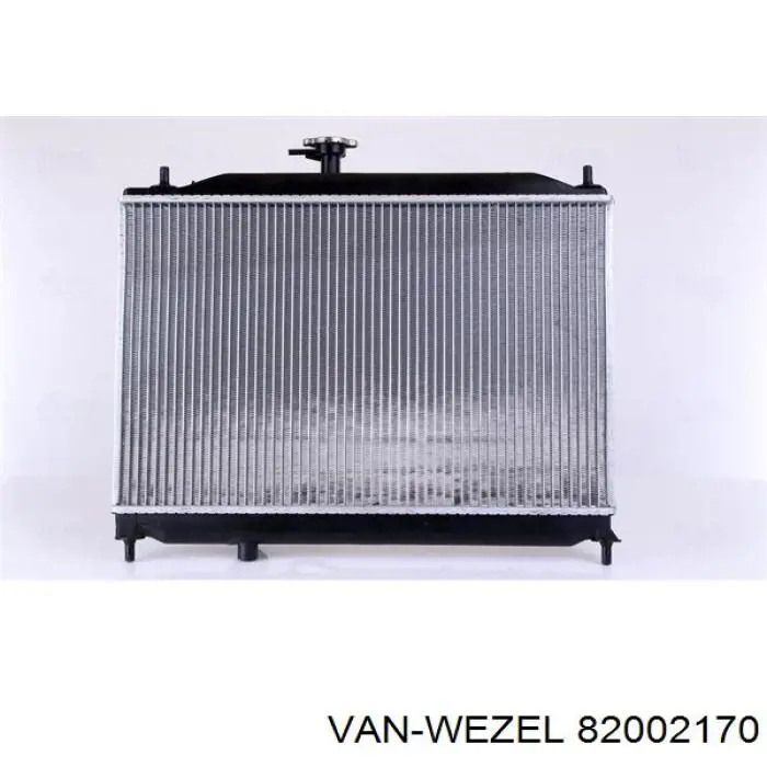 82002170 VAN Wezel радіатор охолодження двигуна