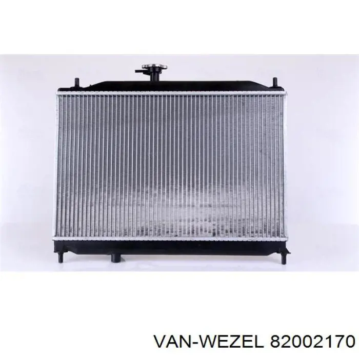 82002170 VAN Wezel Радіатор охолодження двигуна