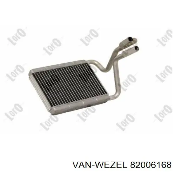 82006168 VAN Wezel радіатор пічки (обігрівача)