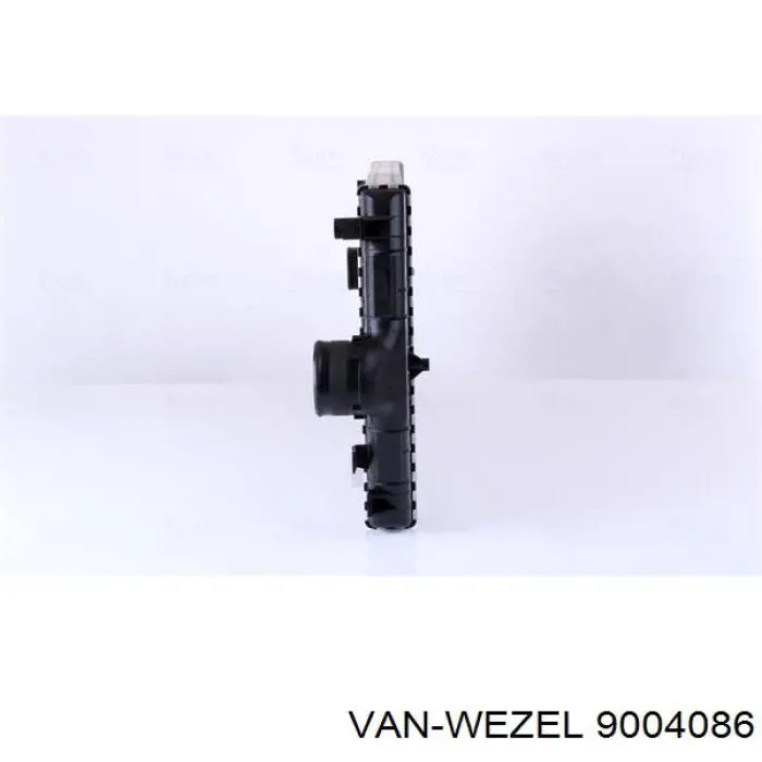 9004086 VAN Wezel радіатор интеркуллера