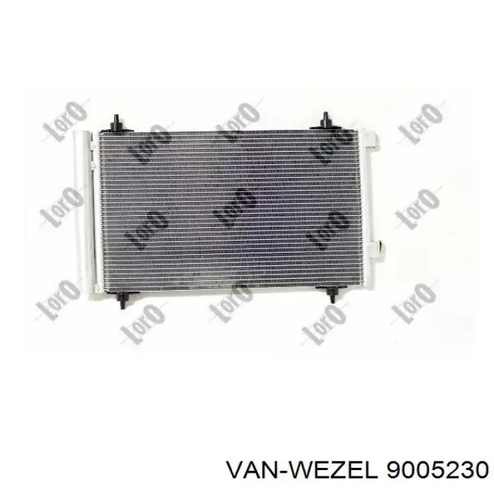 9005230 VAN Wezel радіатор кондиціонера