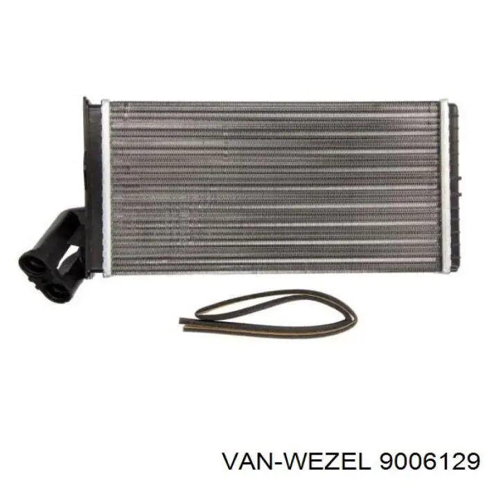 Радіатор пічки 9006129 VAN Wezel