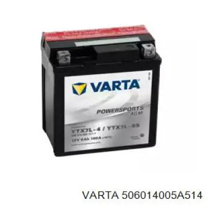 Купити Акумулятор Varta 6 А/г (506014005A514)