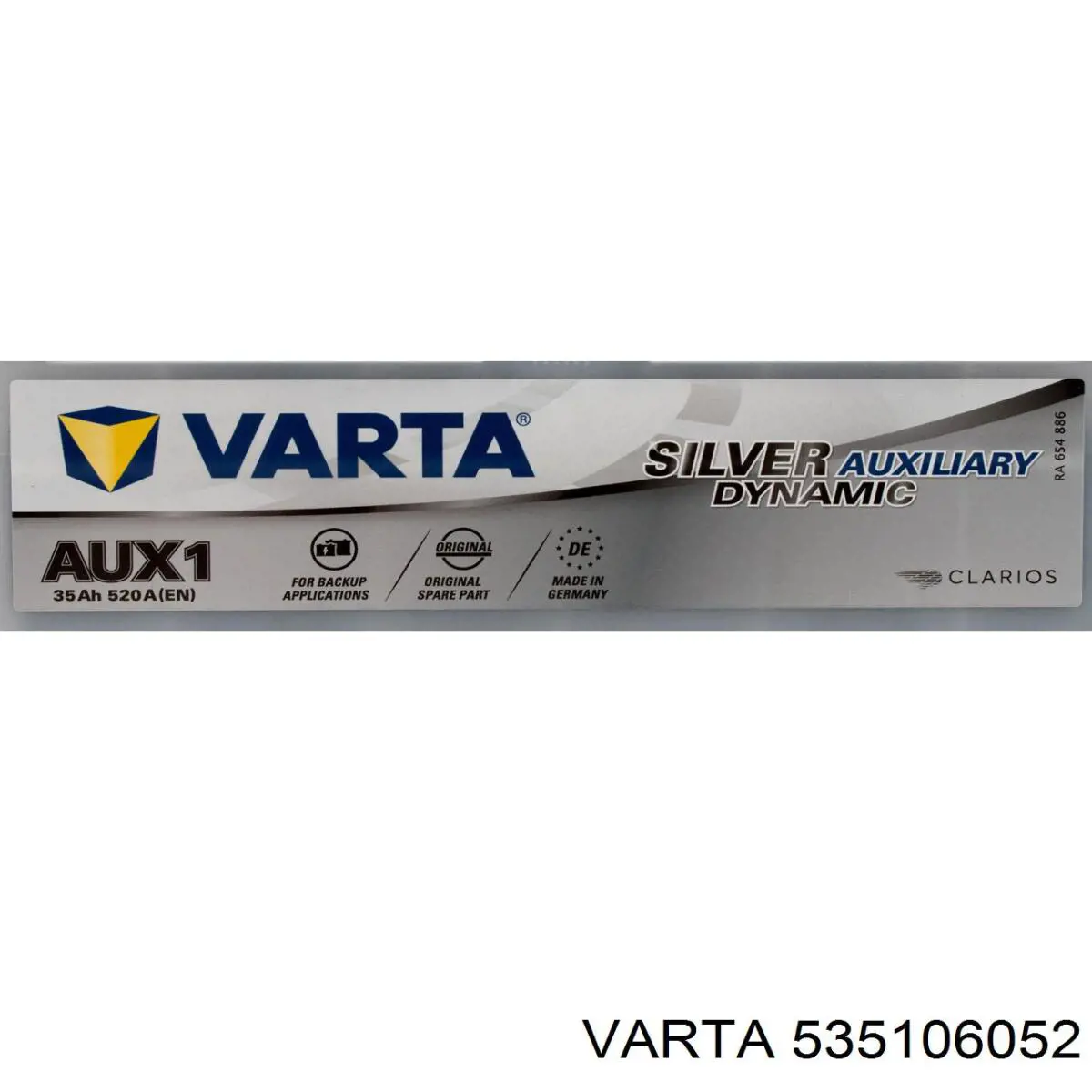 Акумуляторна батарея, АКБ 535106052 Varta