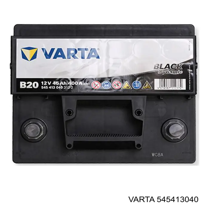 Батарея акумуляторна Varta 545413040 ціна, від 75.37 USD