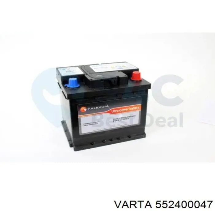Акумуляторна батарея, АКБ 552400047 Varta
