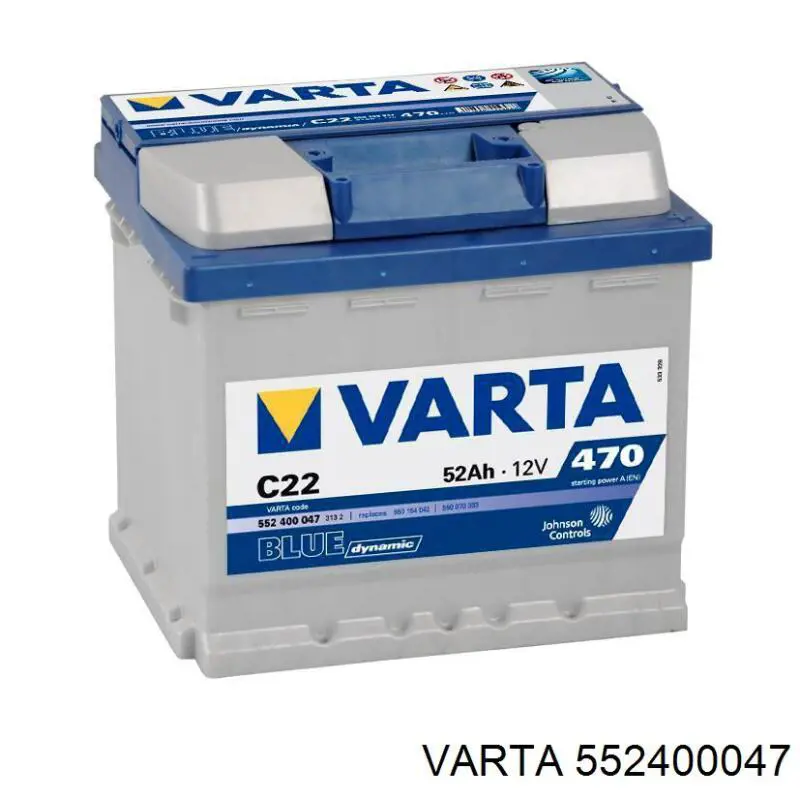 Купити 552400047 Varta Автомобільна батарея