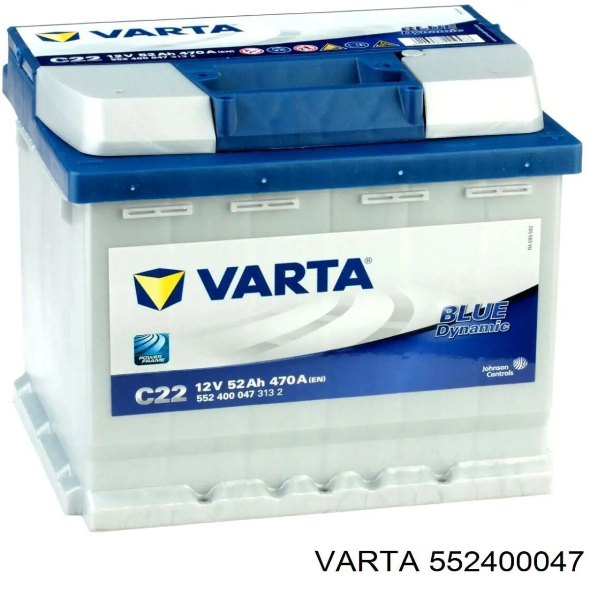 Батарея акумуляторна Varta 552400047 ціна, від 88.51 USD