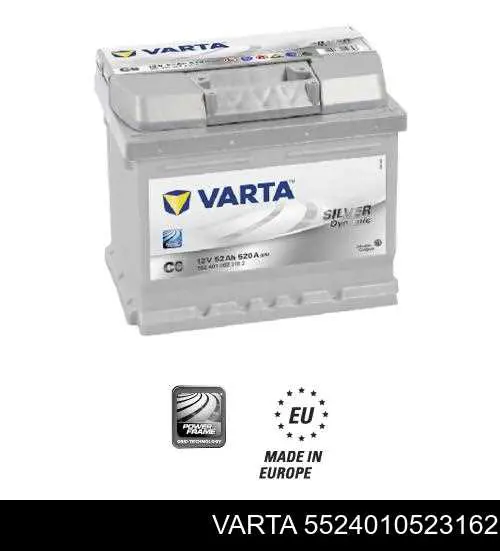 Купити 5524010523162 Varta Автомобільна батарея