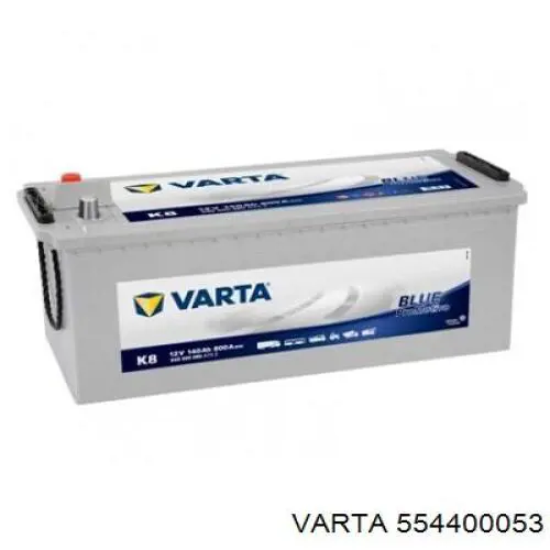 Акумуляторна батарея, АКБ 554400053 Varta