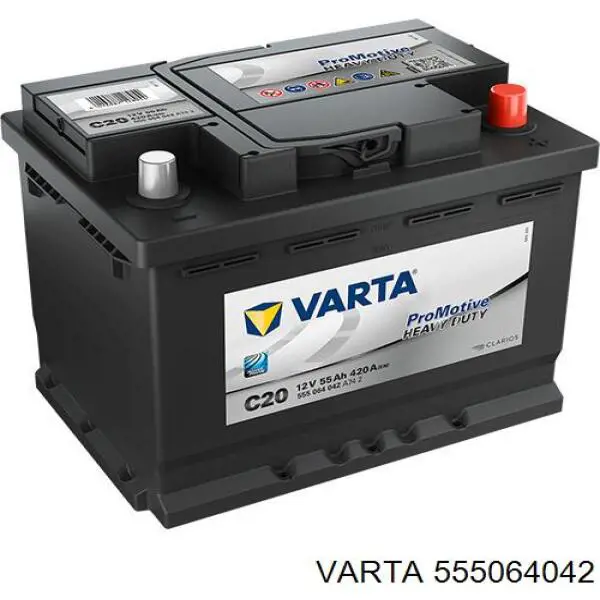 Акумуляторна батарея, АКБ 555064042 Varta