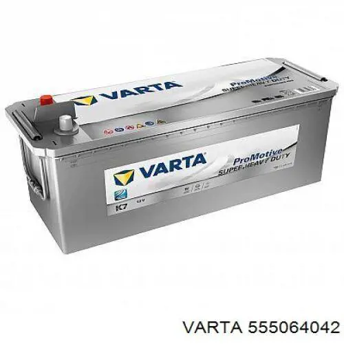 Акумуляторна батарея, АКБ 555064042 Varta