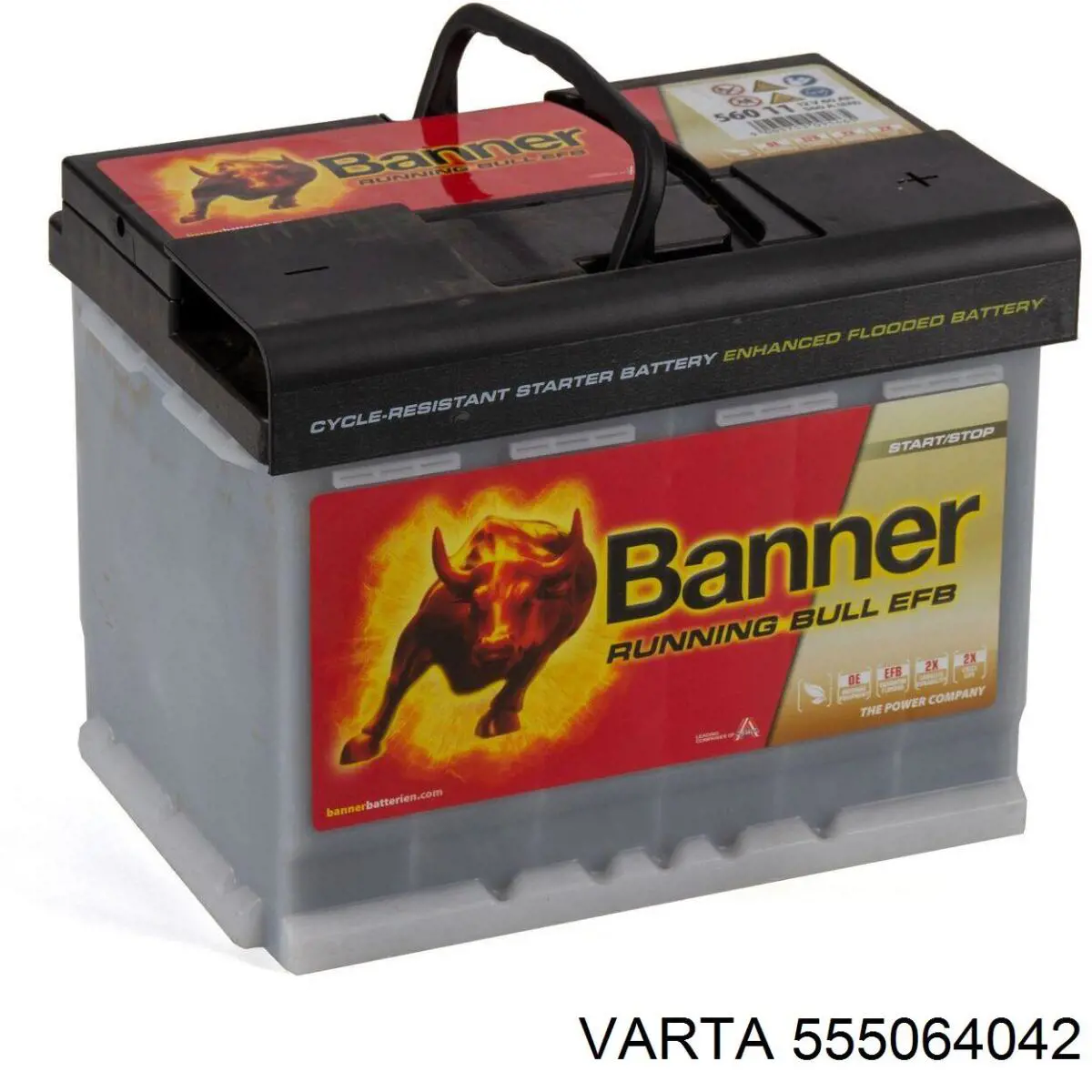 Батарея акумуляторна Varta 555064042 ціна, від 88.77 USD