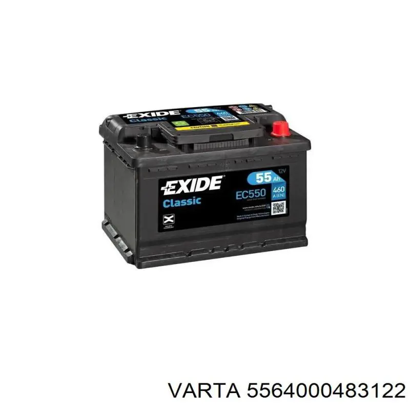 Купити Акумулятор Varta 56 А/г (5564000483122)