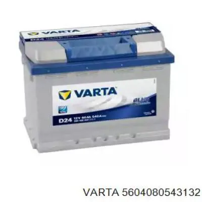Акумуляторна батарея, АКБ 5604080543132 Varta
