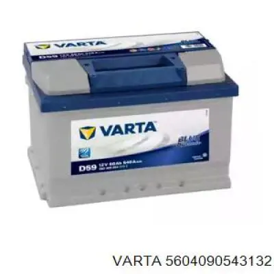 Акумуляторна батарея, АКБ 5604090543132 Varta