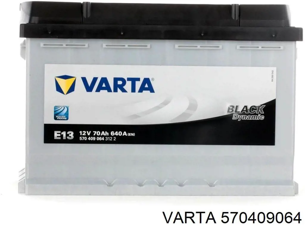 Батарея акумуляторна Varta 570409064 ціна, від 114.82 USD