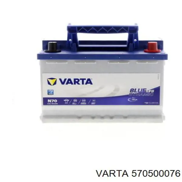 Батарея акумуляторна Varta 570500076 ціна, від 158.70 USD