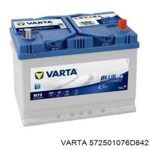 Купити 572501076D842 Varta Автомобільна батарея