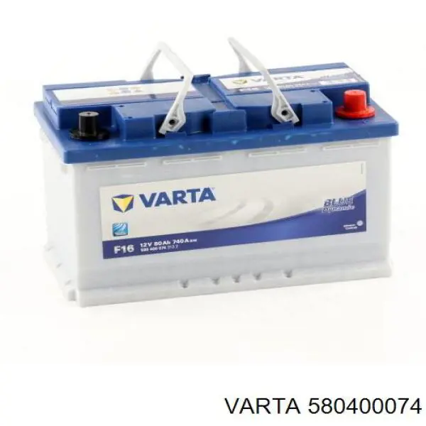 Батарея акумуляторна Varta 580400074 ціна, від 142.05 USD