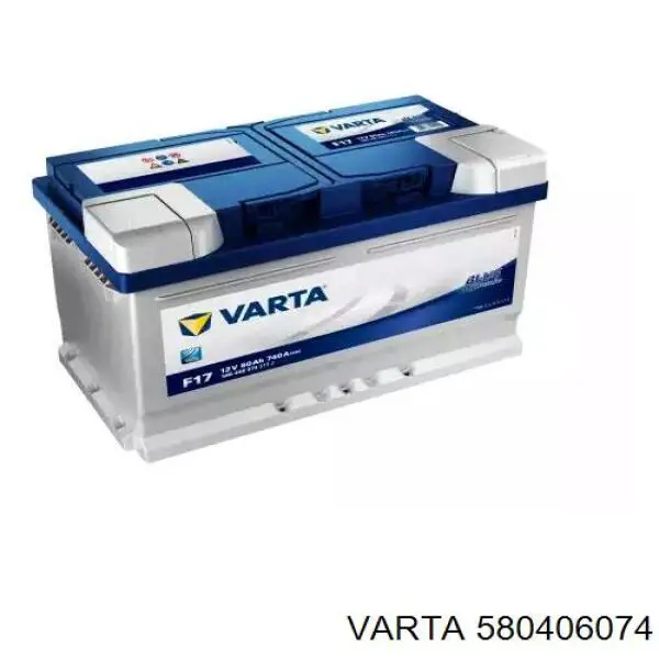 Батарея акумуляторна Varta 580406074 ціна, від 132.04 USD