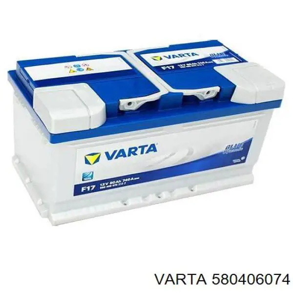 580406074 Varta акумуляторна батарея, акб