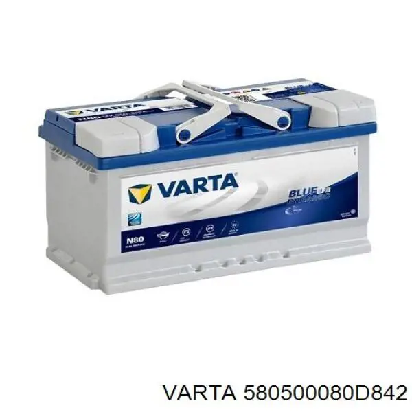 Купити 580500080D842 Varta Автомобільна батарея