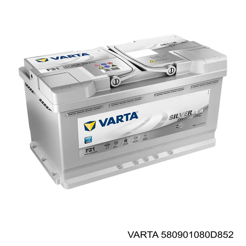 Купити Varta 580901080D852 характеристики